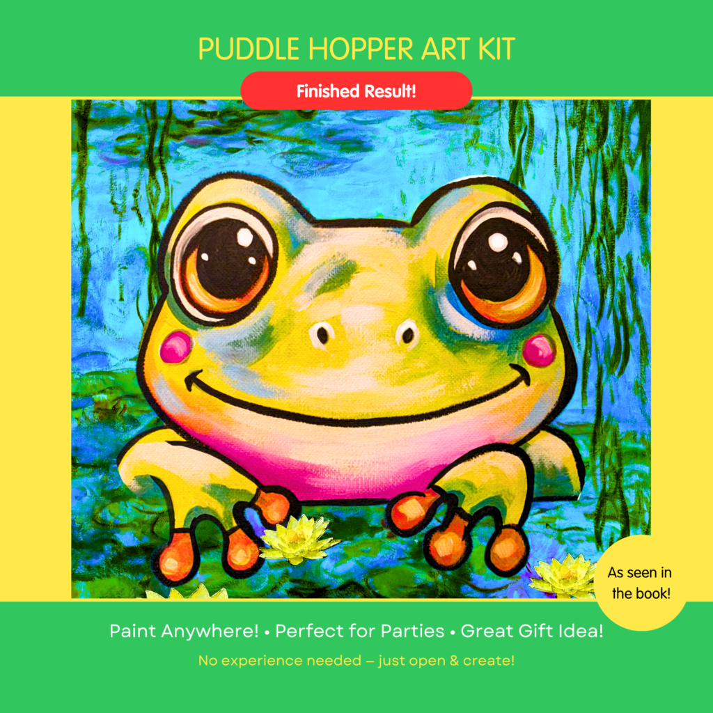 Art Kit 5x7 - Puddle Hopper the Frog
